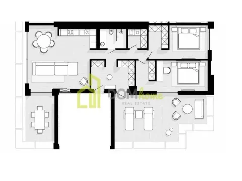 Sale, two bedroom apartment, 138m², Sveti Stefan, Budva - image 3