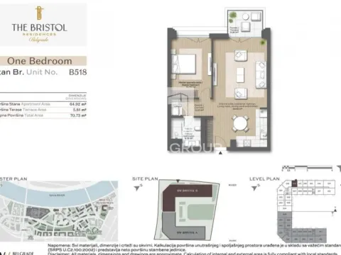 Sale, one bedroom apartment, 112m², Savski Venac, Beograd - image 8