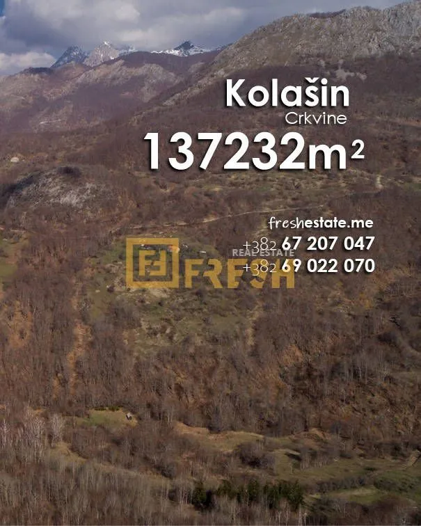 Prodaja, plac, 137232m², Kolašin, Crna Gora