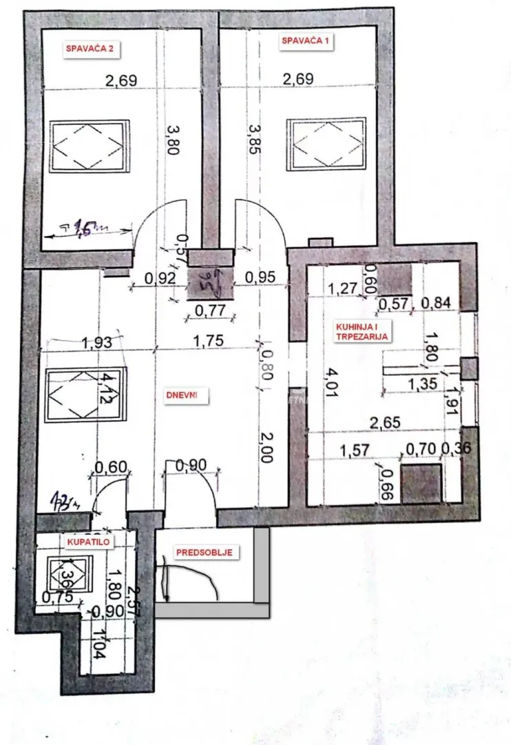 Izdavanje, dvosoban stan, 50m², Podbara, Novi Sad Sve Podlokacije
