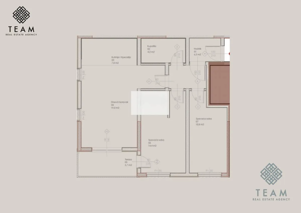 Prodaja, dvosoban stan, 68m², Ljubović, Podgorica