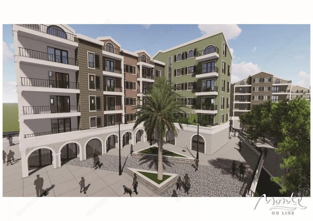 Sale, two bedroom apartment, 61m², Tivat, Crna Gora