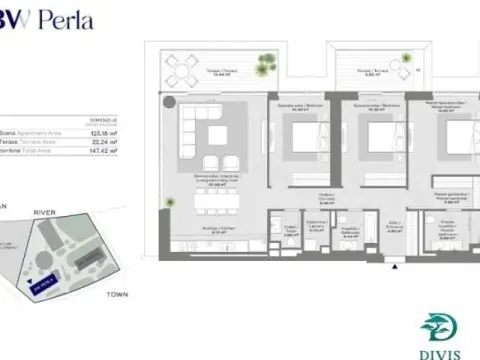 Sale, four bedroom apartment, 147m², Beograd Na Vodi, Beograd - image 7