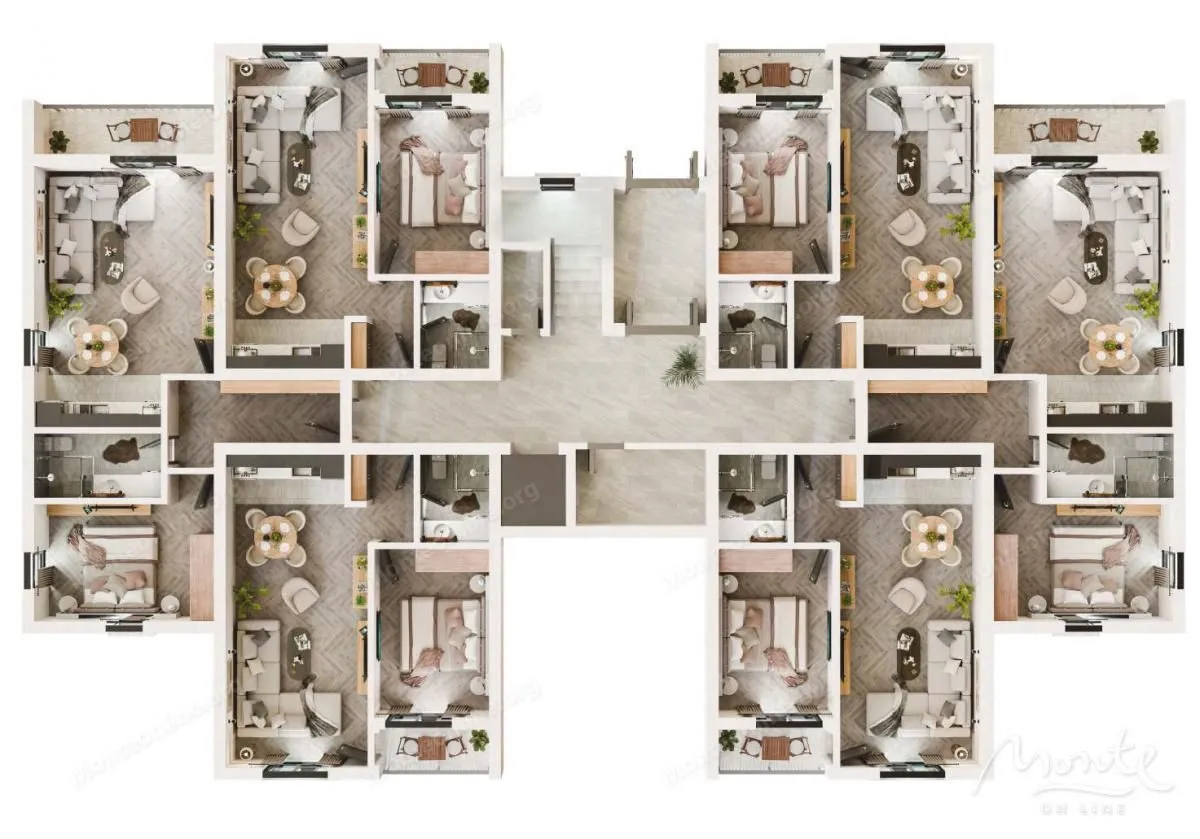Sale, one bedroom apartment, 48m², Radanovići, Kotor