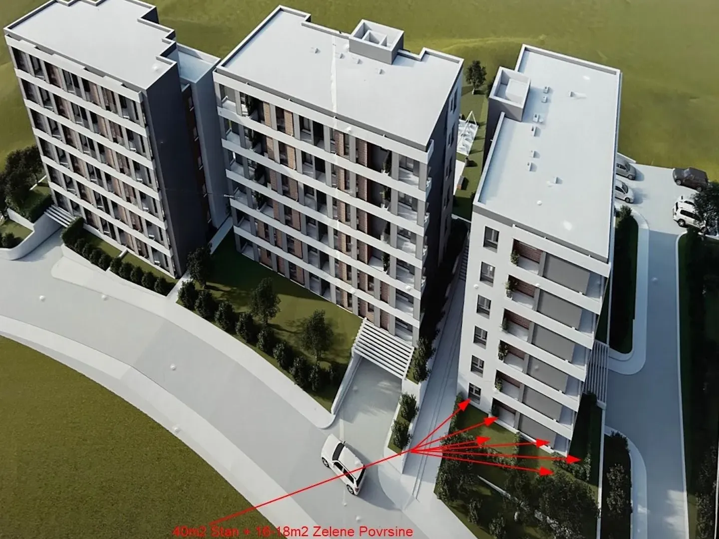 Prodaja, jednosoban stan, 40m², Bar, Crna Gora