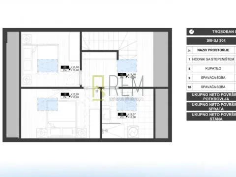 Sale, three bedroom apartment, 78m², Zabjelo, Podgorica - image 12