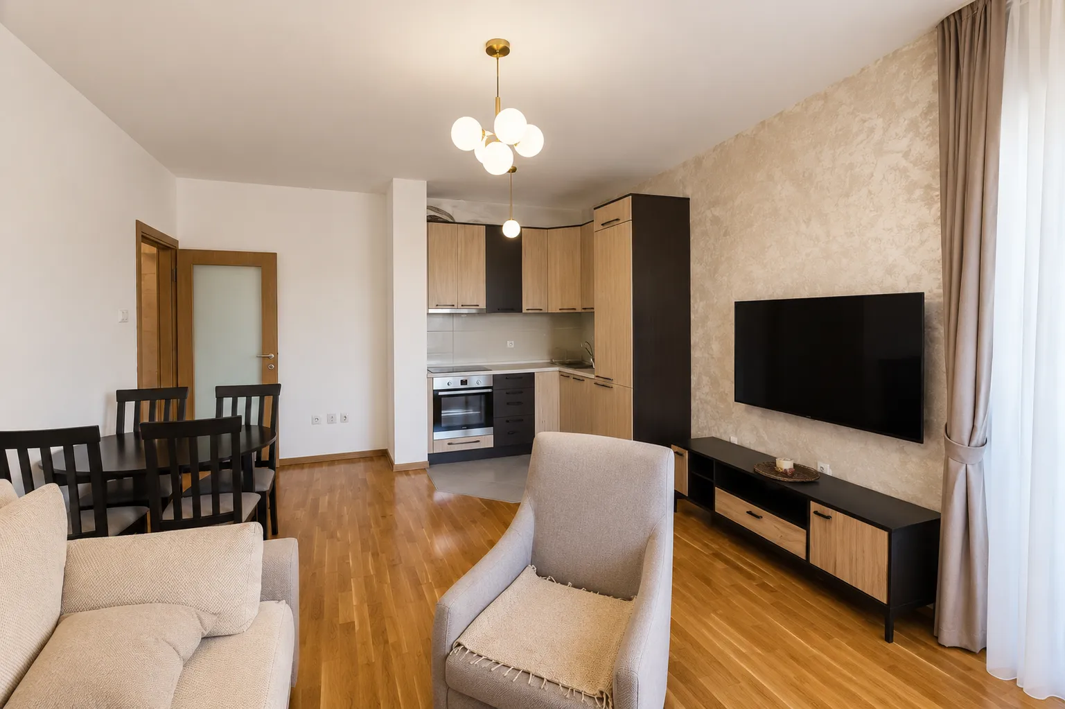 Rent, two bedroom apartment, 65m², Pobrežje, Podgorica