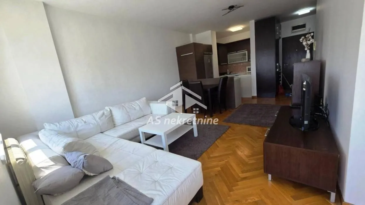Izdavanje, dvosoban stan, 50m², Novi Beograd Blok 63, Novi Beograd Sve Podlokacije