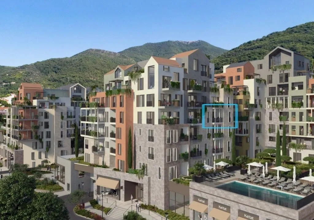 Prodaja, jednosoban stan, 64m², Tivat, Crna Gora