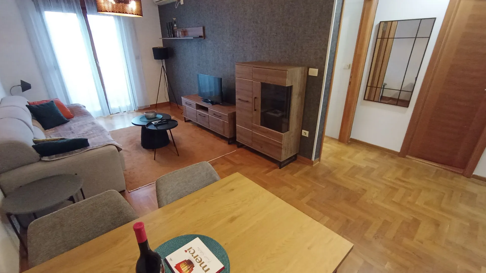 Rent, one bedroom apartment, 48m², Preko Morače, Podgorica