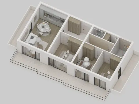 Prodaja, trosoban stan, 106m², Kotor, Crna Gora - image 9