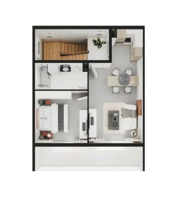Prodaja, jednosoban stan, 57m², Tivat, Crna Gora