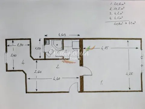 Sale, one bedroom apartment, 41m², Kalenić Pijaca, Vračar Sve Podlokacije - image 18
