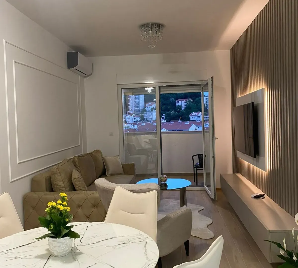 Rent, one bedroom apartment, 46m², Budva, Crna Gora