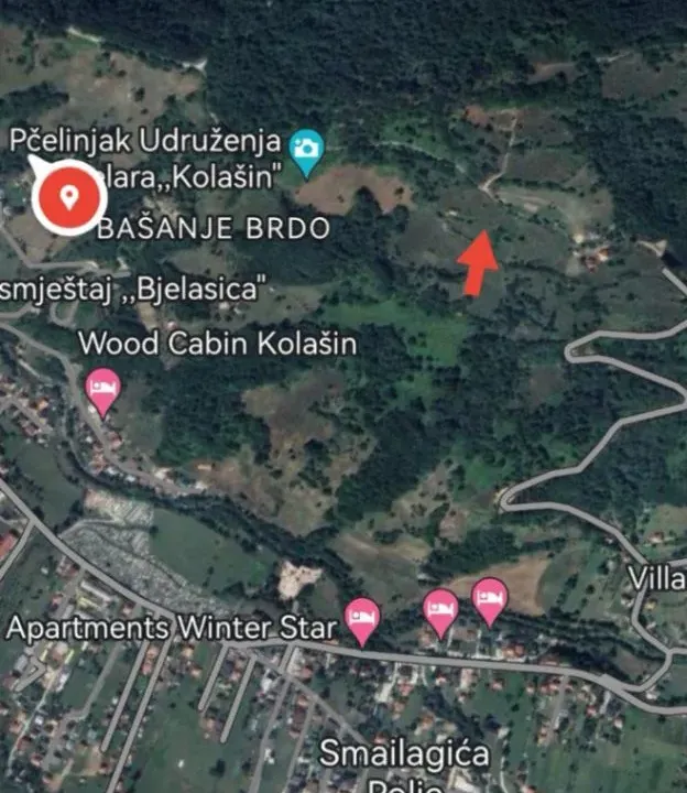Prodaja, plac, 3500m², Bašanje Brdo, Kolašin