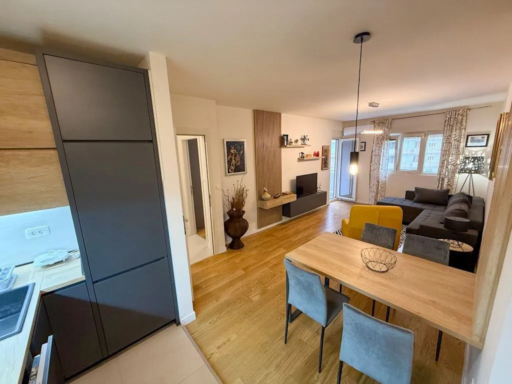 Rent, one bedroom apartment, 49m², Central Point, Podgorica