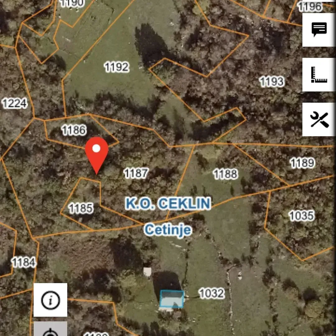 Prodaja, plac, 6512m², Rijeka Crnojevića, Cetinje