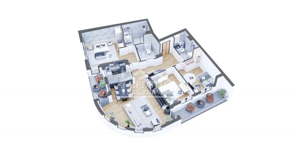 Sale, four bedroom apartment, 113m², Bežanijska Kosa 3, Bežanijska Kosa Sve Podlokacije