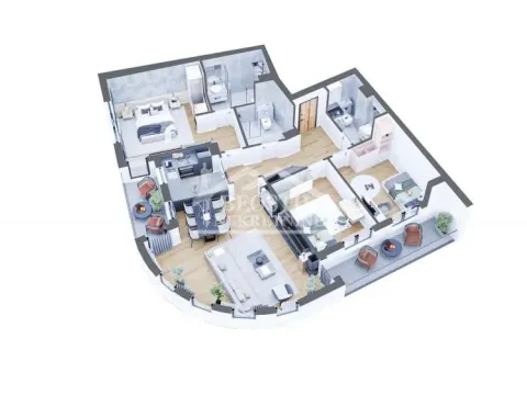 Prodaja, četvorosoban stan, 113m², Bežanijska Kosa 3, Bežanijska Kosa Sve Podlokacije