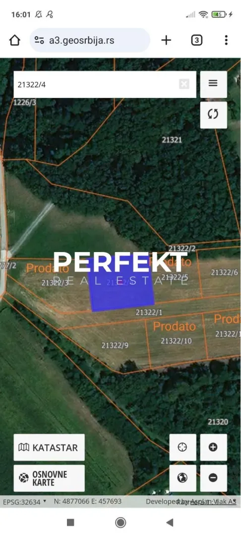 Prodaja, plac, 900m², Rudnik, Gornji Milanovac