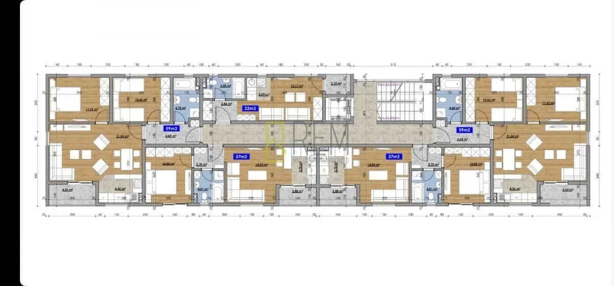 Prodaja, garsonjera, 22m², Zabjelo, Podgorica