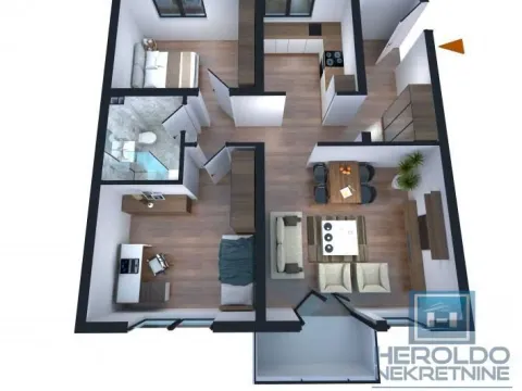 Sale, three bedroom apartment, 80m², Centar, Jagodina - image 2