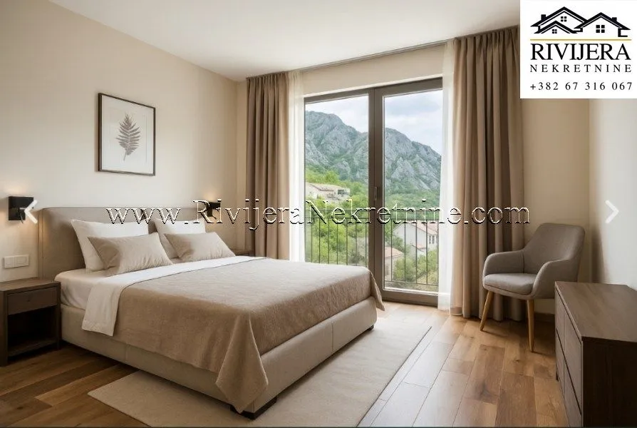 Prodaja, dvosoban stan, 57m², Orahovac, Kotor