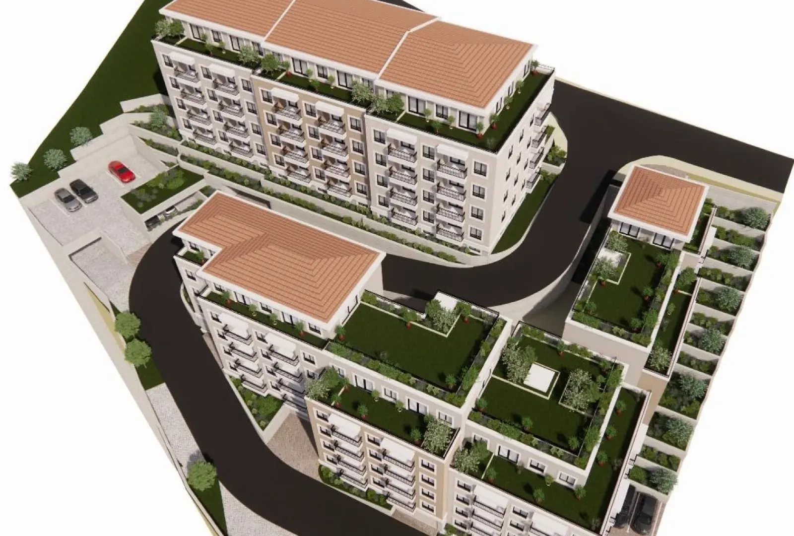 Prodaja, jednosoban stan, 46m², Babin Do, Budva