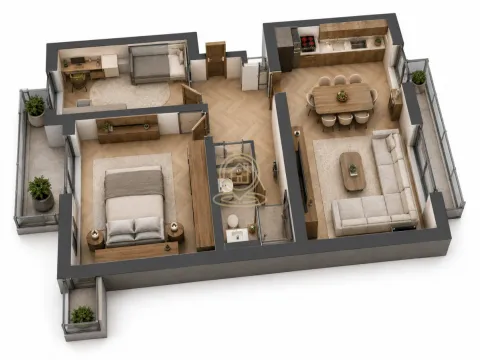 Sale, three bedroom apartment, 77m², Slavija, Vračar Sve Podlokacije - image 2