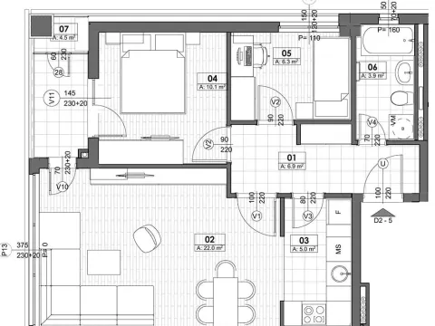 Prodaja, stan, 38m², Tivat, Crna Gora - image 15