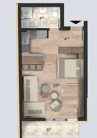 Prodaja, stan, 40m², Medijana, Niš - image 4