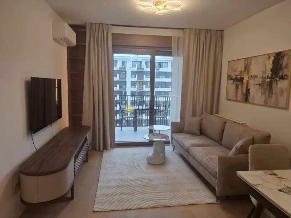 Izdavanje, dvosoban stan, 43m², Novi Beograd Blok 64, Novi Beograd Sve Podlokacije