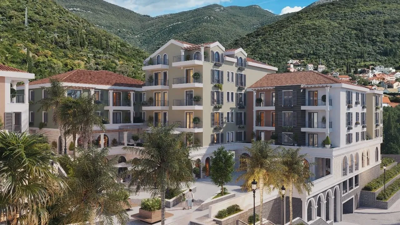 Prodaja, dvosoban stan, 61m², Bonići, Tivat