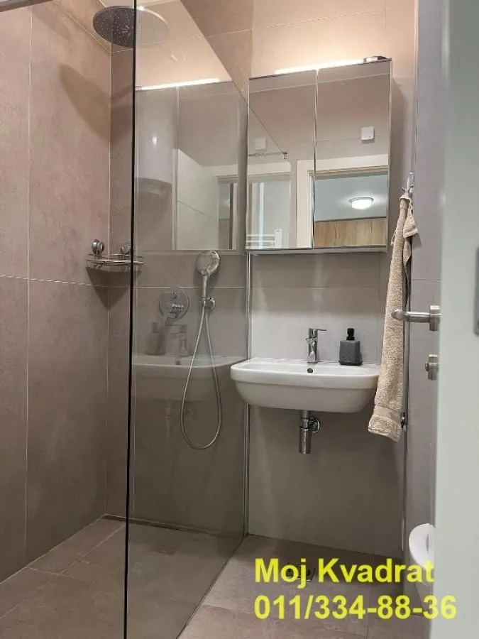 Rent, two bedroom apartment, 54m², Novi Beograd Blok 65, Novi Beograd Sve Podlokacije