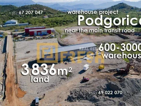 Prodaja, poslovni prostor, 600m², Kokoti, Podgorica