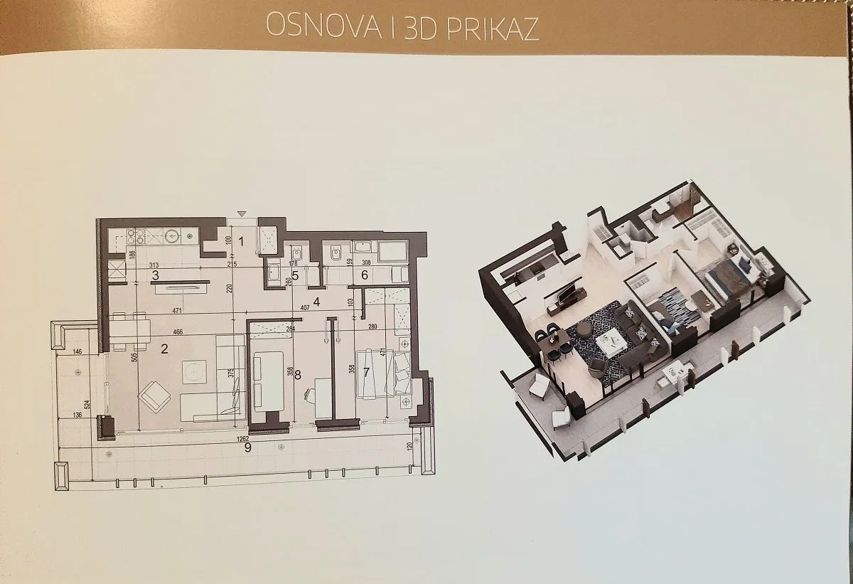 Sale, three bedroom apartment, 85m², Novi Beograd Blok 25, Novi Beograd Sve Podlokacije
