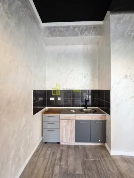 Smaller kitchen with a sink and lower cabinets in a niche. - image 4