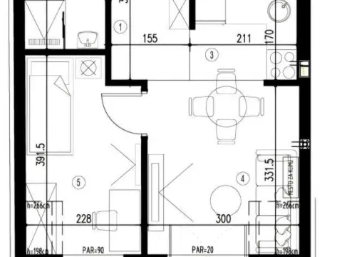 Sale, one bedroom apartment, 36m², Telep, Novi Sad Sve Podlokacije