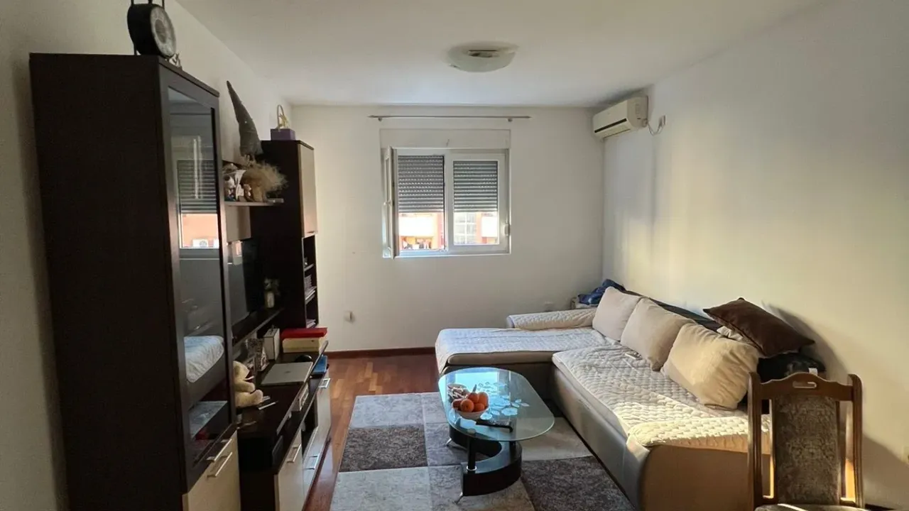 Izdavanje, jednosoban stan, 46m², Stari Aerodrom, Podgorica