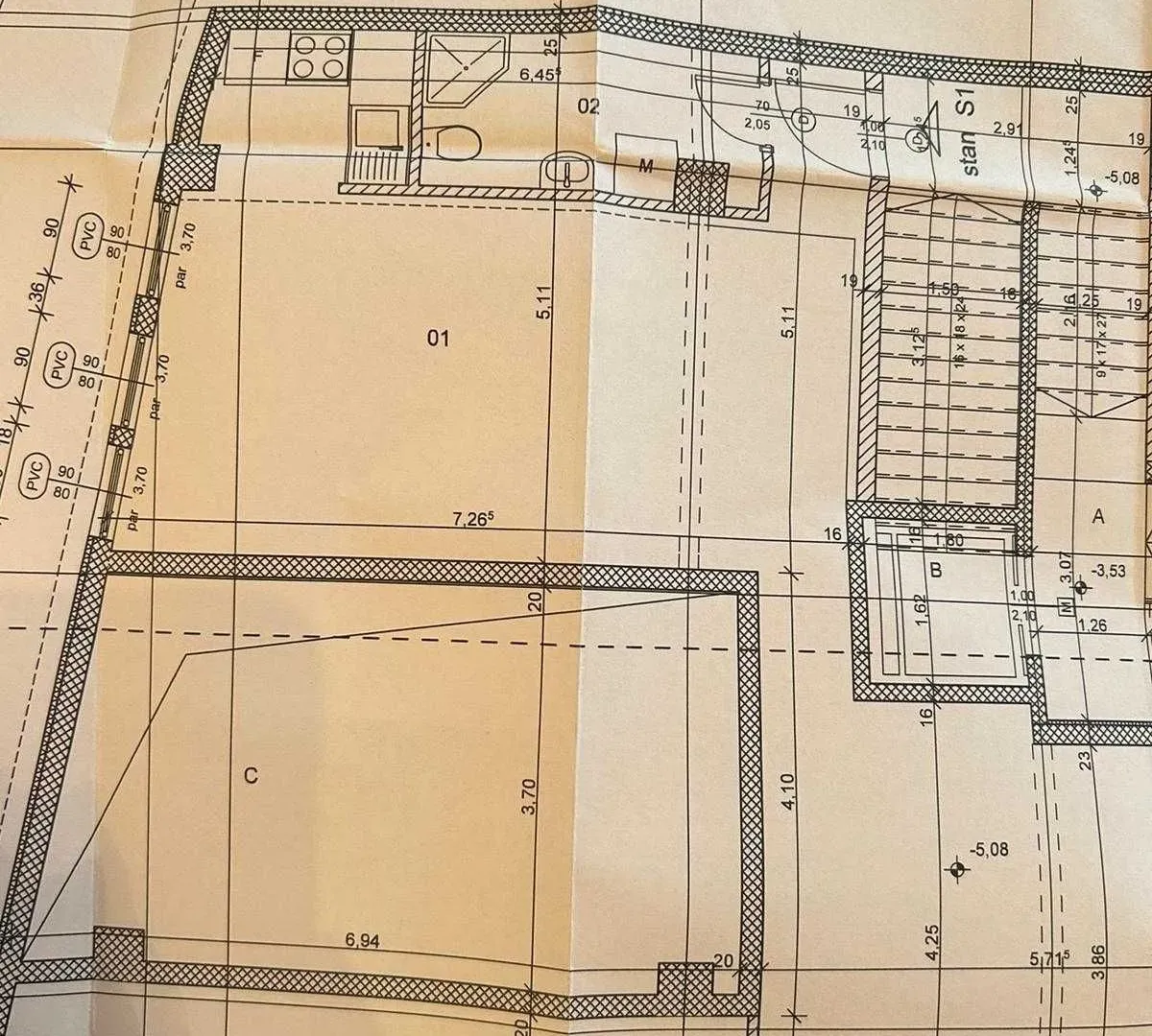 Sale, two bedroom apartment, 122m², Vračar Sve Podlokacije, Beograd