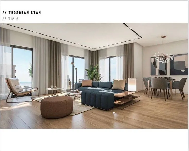 Sale, three bedroom apartment, 113m², Ilino, Bar