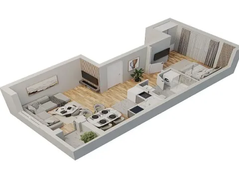 Sale, two bedroom apartment, 39m², Adice, Novi Sad Sve Podlokacije - image 8