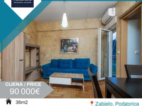 Sale, one bedroom apartment, 36m², Zabjelo, Podgorica