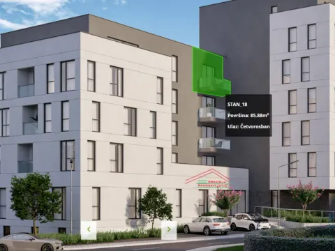 Sale, four bedroom apartment, 85m², Aerodrom, Kragujevac - image 2