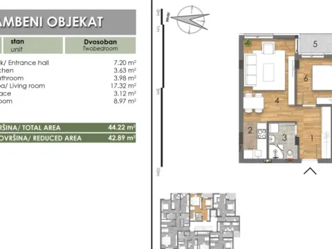Prodaja, dvosoban stan, 43m², Bulevar Oslobodjenja, Novi Sad Sve Podlokacije - image 8