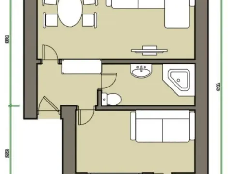 Sale, two bedroom apartment, 45m², Centar Sve Podlokacije, Beograd - image 9