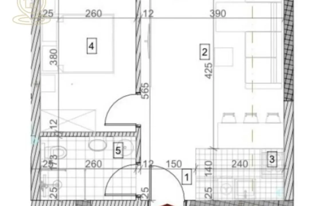 Prodaja, dvosoban stan, 41m², Petrovaradin, Novi Sad