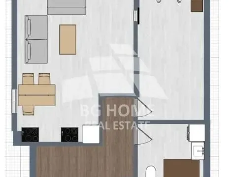 Sale, two bedroom apartment, 53m², Pančevo, Srbija - image 5