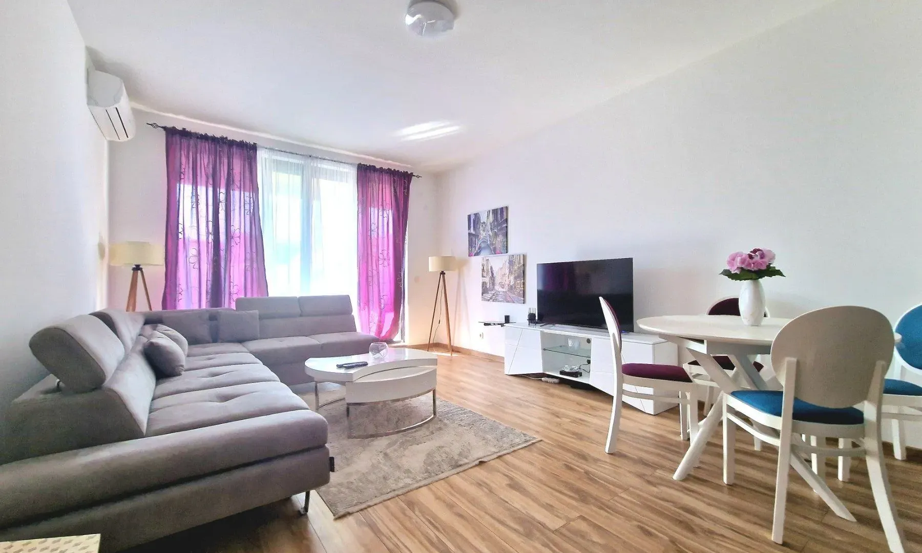 Izdavanje, dvosoban stan, 80m², Rafailovići, Budva