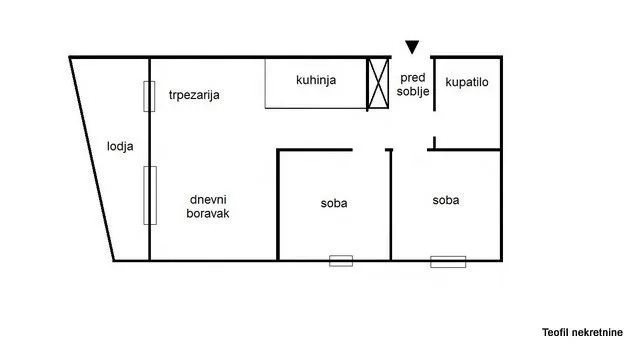Sale, two bedroom apartment, 60m², Altina, Beograd